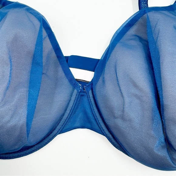 ✅ VICTORIA'S SECRET LINED PERFECT COVERAGE IN BLUE SIZE 36DDD - Picture 3 of 7